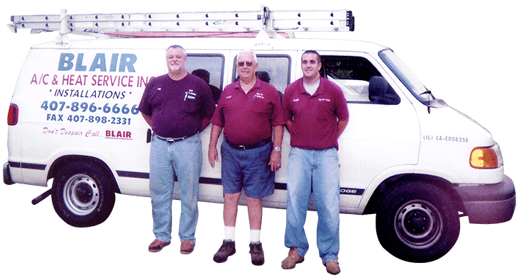 Blair started the Blair Heating & Air Conditioning Services, LLC